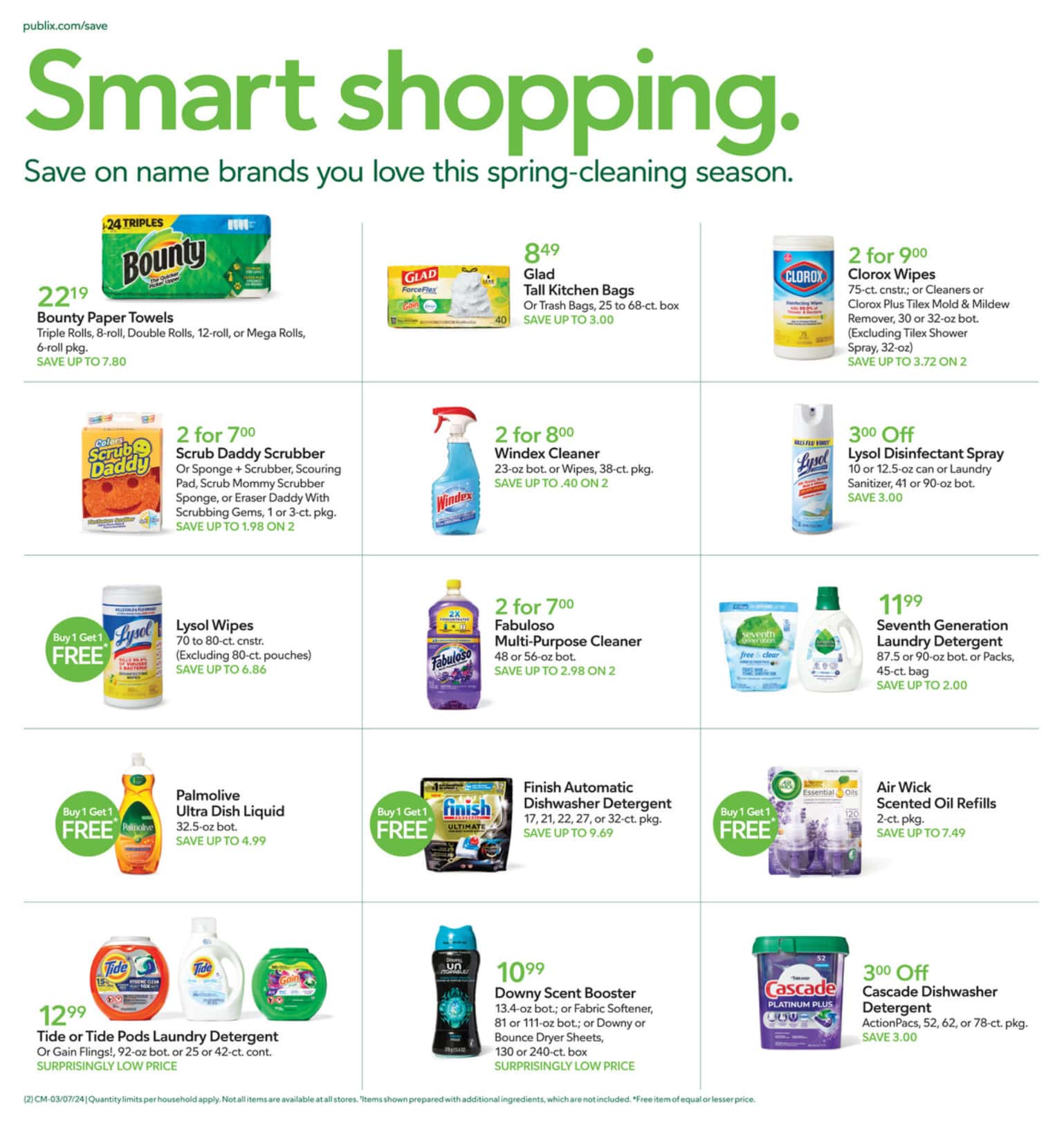 Publix Weekly Ad March 7 to March 13 2024