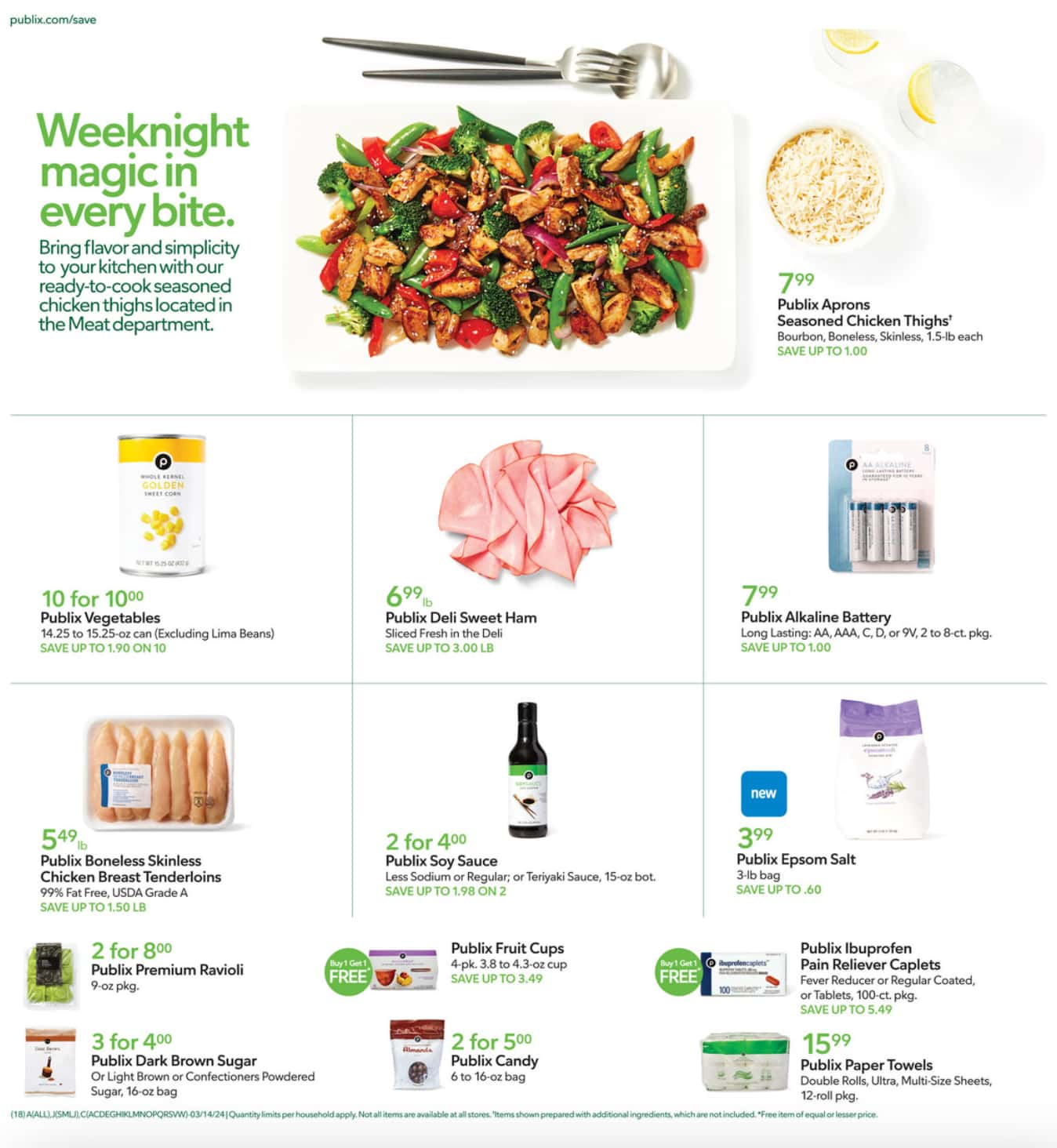 Publix Weekly Ad March 13 to March 19 2024