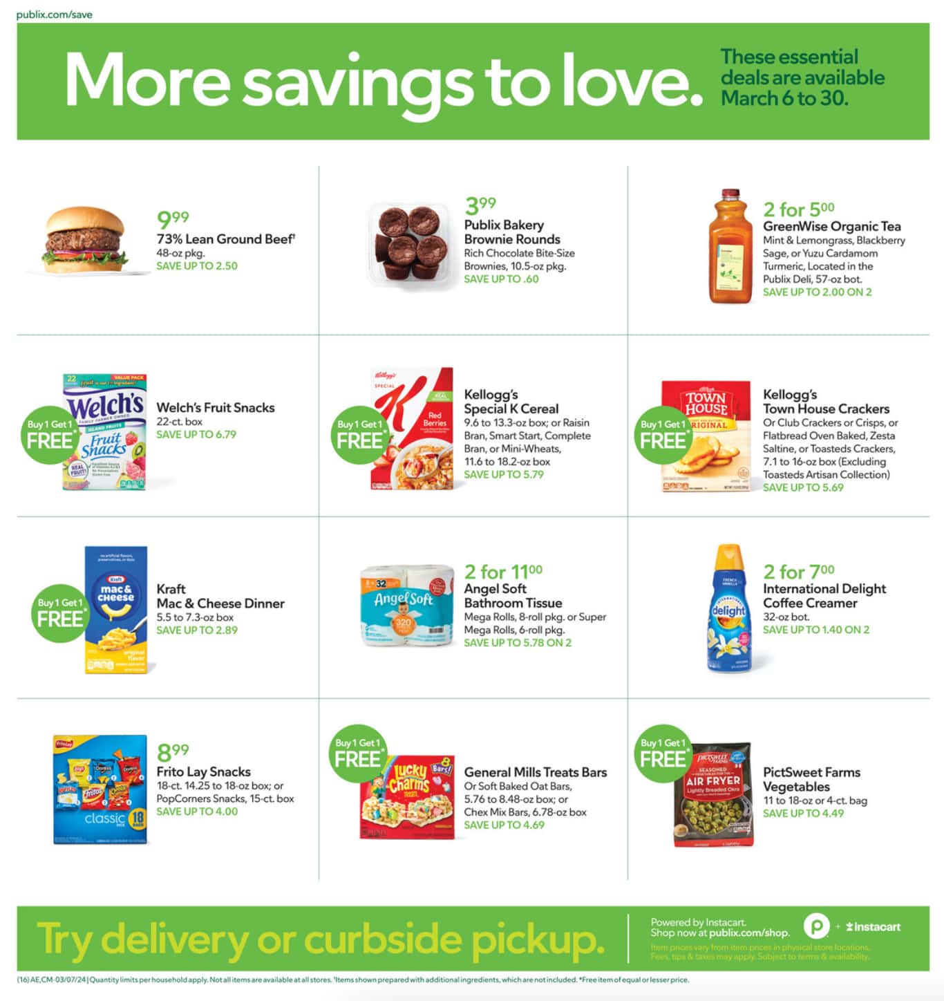 Publix Weekly Ad March 13 to March 19, 2024