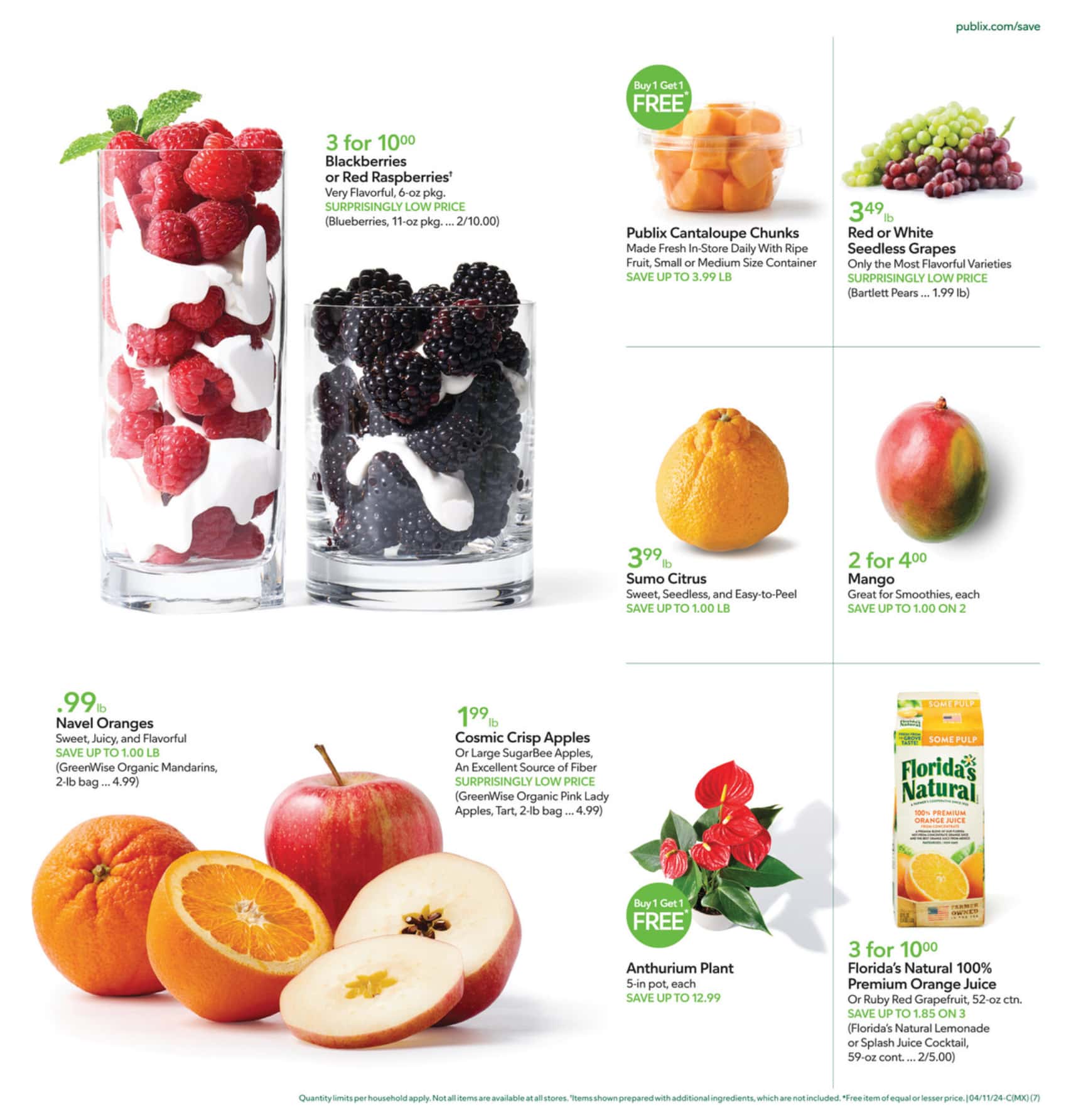 Publix Weekly Ad April 10 to April 16 2024