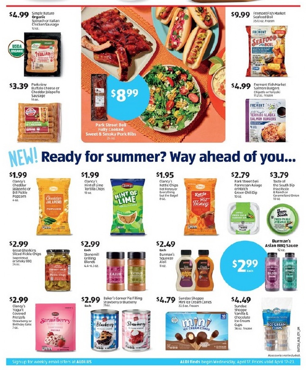 Aldi Weekly Ad April 17 to April 23 2024