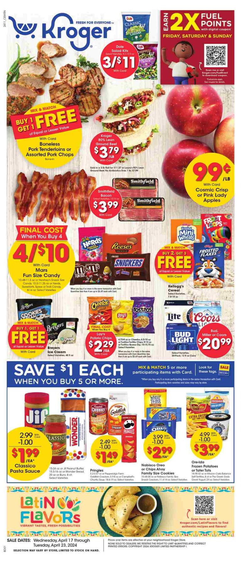 Kroger Weekly Ad April 17 to April 23 2024