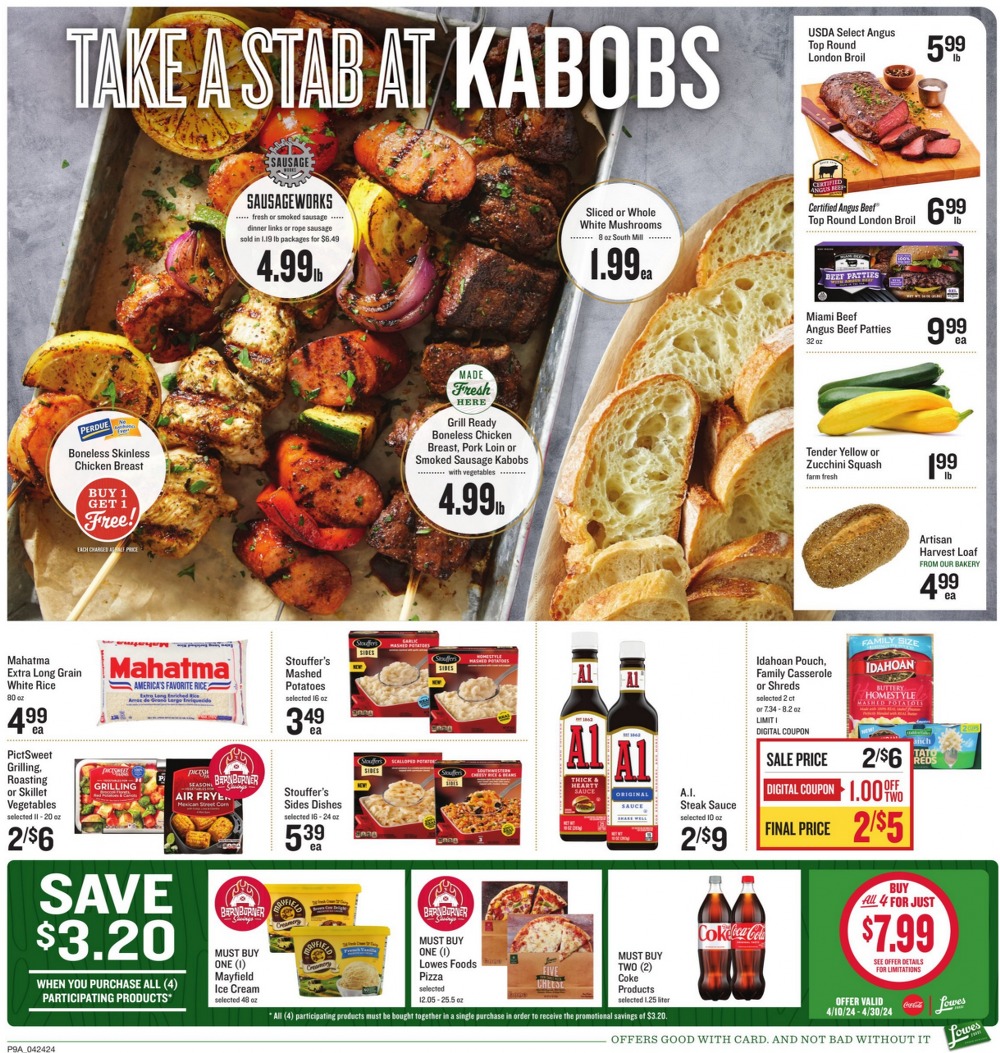 Lowes Foods Ad April 24 to April 30 2024