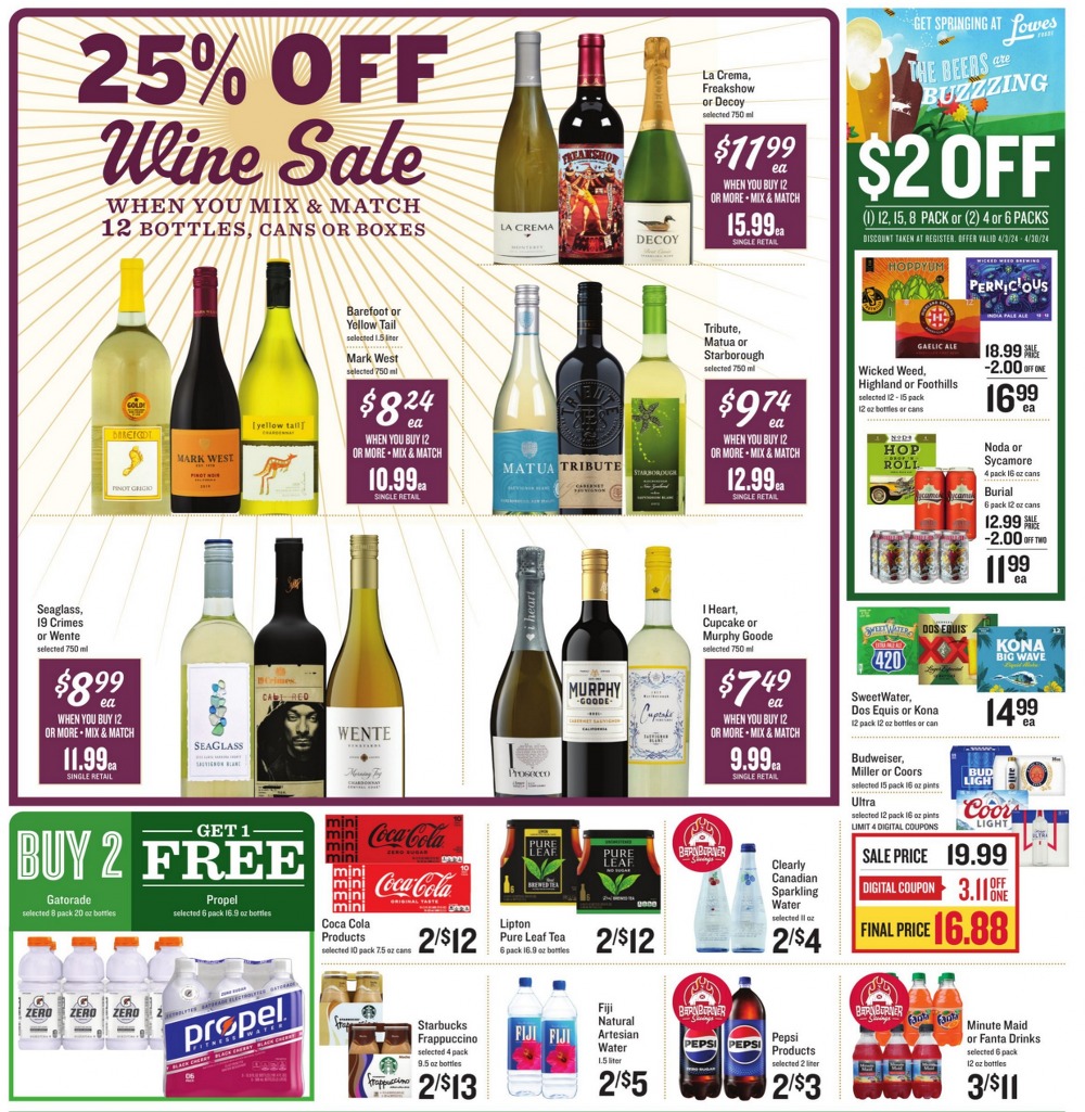 Lowes Foods Weekly Ad April 24 to April 30 2024