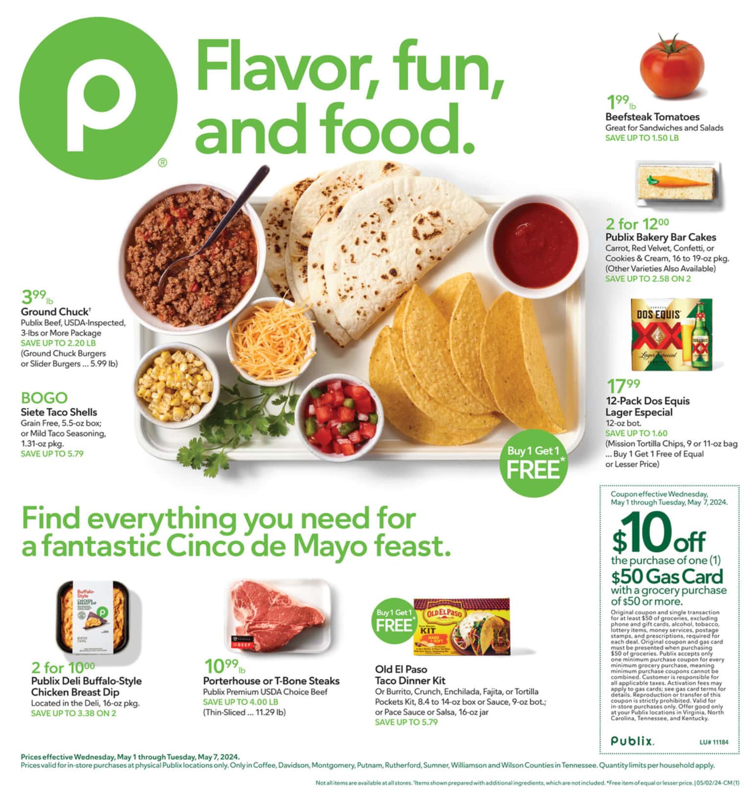 Publix Weekly Ads May 1 to May 7 2024