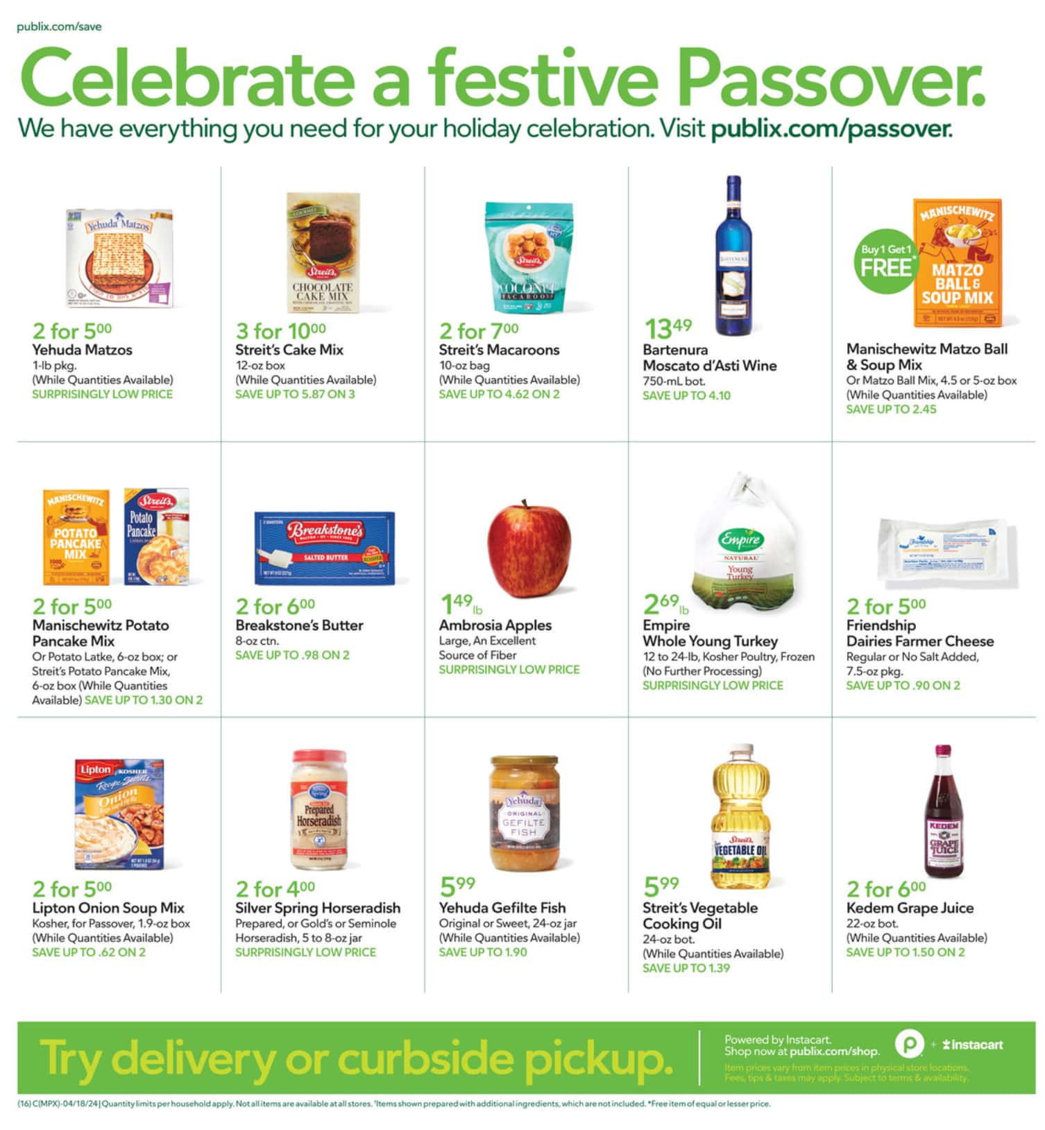 Publix Weekly Ad April 17 to April 23 2024