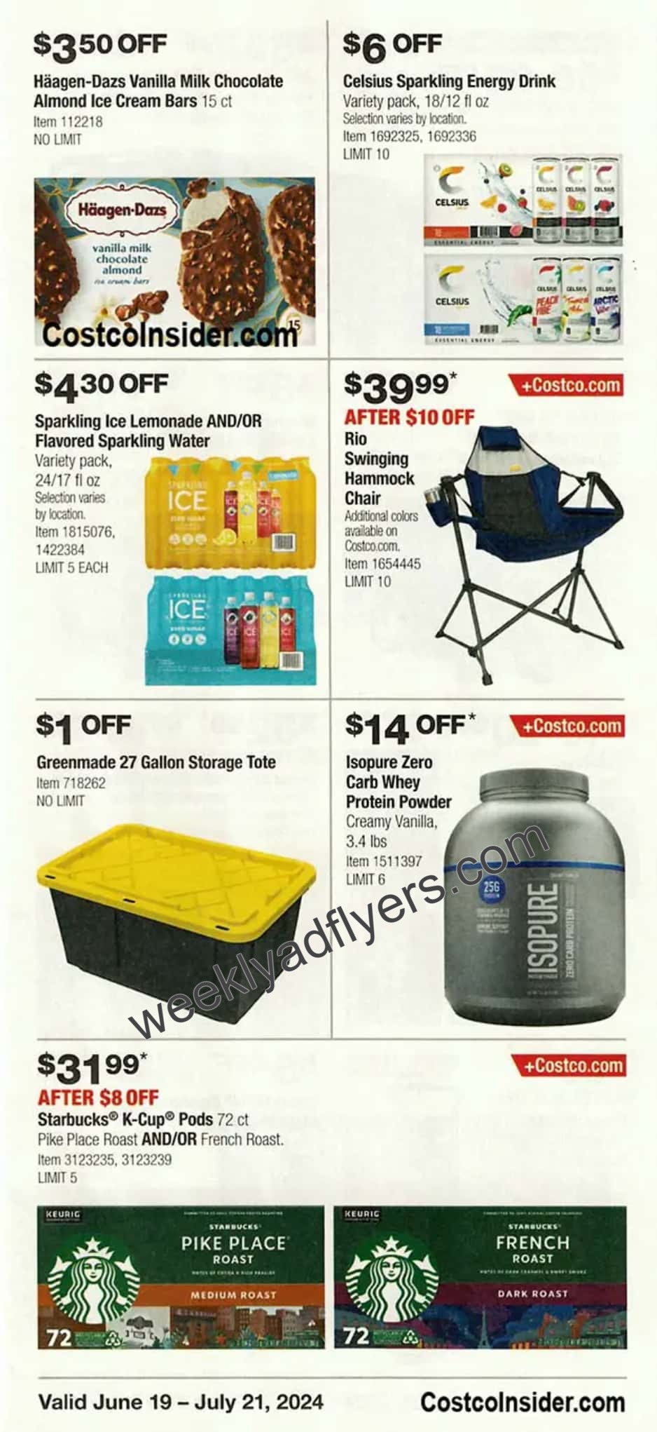 Costco Weekly Ad Deals June 19 to July 21, 2024